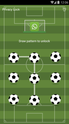 Capture d'écran de l'application AppLock Theme - Football - #2