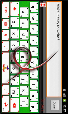 Capture d'écran de l'application SlideIT Blackjack Cards Skin - #3