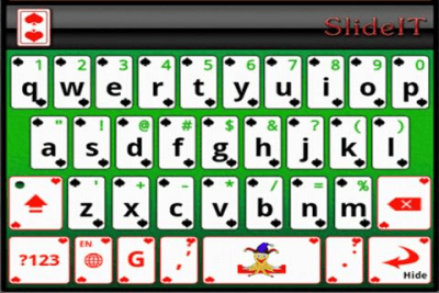 Capture d'écran de l'application SlideIT Blackjack Cards Skin - #4