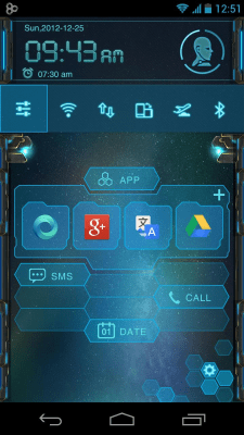 Capture d'écran de l'application EVA Toucher Theme GO Launcher - #3