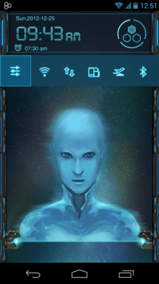 Capture d'écran de l'application EVA Toucher Theme GO Launcher - #6