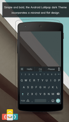 Capture d'écran de l'application aitype Lollipop Keyboard theme - #1