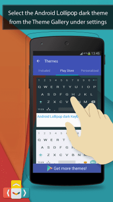 Capture d'écran de l'application aitype Lollipop Keyboard theme - #4