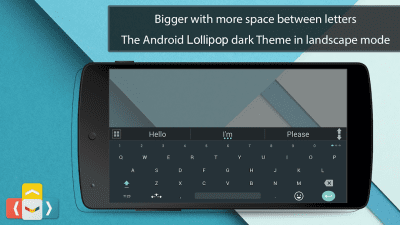 Capture d'écran de l'application aitype Lollipop Keyboard theme - #5