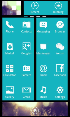 Capture d'écran de l'application WP7blue Theme GO Launcher EX - #5