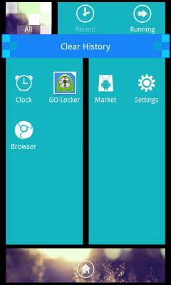 Capture d'écran de l'application WP7blue Theme GO Launcher EX - #7