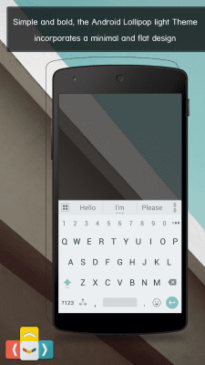 Capture d'écran de l'application ai Lollipop Keyboard Light - #1