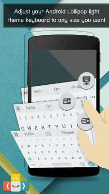 Capture d'écran de l'application ai Lollipop Keyboard Light - #3
