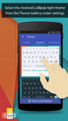 Capture d'écran de l'application ai Lollipop Keyboard Light - #4