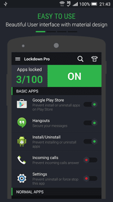 Capture d'écran de l'application Lockdown Pro - Theme HTC - #2