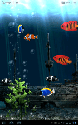 Capture d'écran de l'application Aquarium Free Live Wallpaper - #2