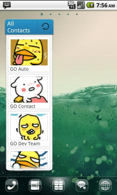 Capture d'écran de l'application Clee2 Theme GO Launcher EX - #3