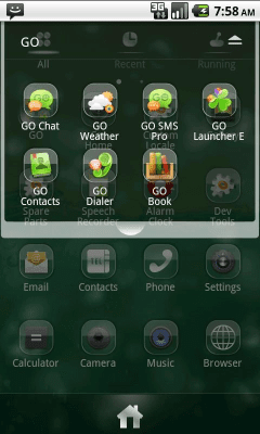 Capture d'écran de l'application Clee2 Theme GO Launcher EX - #7