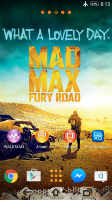 Capture d'écran de l'application XPERIA Mad Max Theme - #1