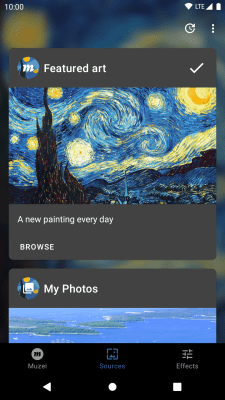 Capture d'écran de l'application Muzei Live Wallpaper - #4