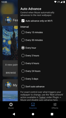 Capture d'écran de l'application Muzei Live Wallpaper - #5