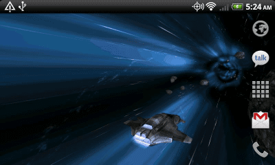 Capture d'écran de l'application Jumpgate Free Live Wallpaper - #5