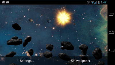 Capture d'écran de l'application Asteroid Belt Free L Wallpaper - #4