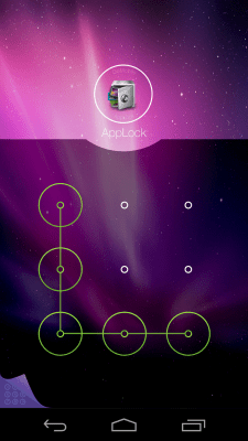 Capture d'écran de l'application AppLock Theme Aurora - #2