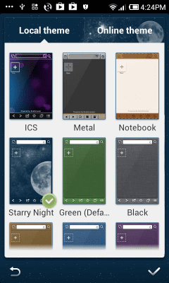 Capture d'écran de l'application Starry Night Boat Mini Theme - #5