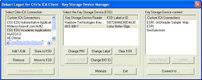 Capture d'écran de l'application Dekart Logon for Citrix ICA Client - #3