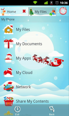 Capture d'écran de l'application File Expert Christmas Theme - #1