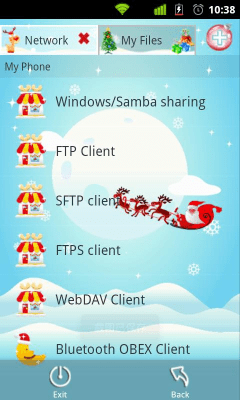 Capture d'écran de l'application File Expert Christmas Theme - #3
