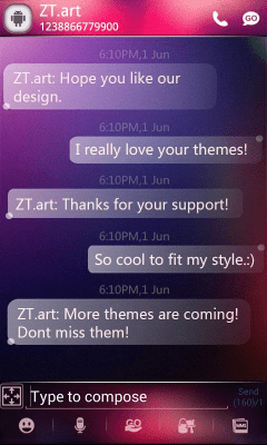 Capture d'écran de l'application WIDE Theme GO Launcher EX - #5