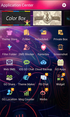 Capture d'écran de l'application WIDE Theme GO Launcher EX - #6