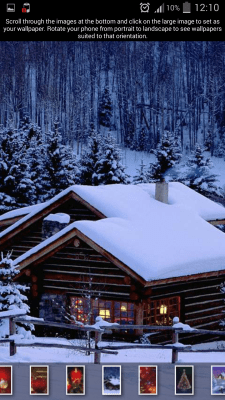 Capture d'écran de l'application Papier peint de Noël - #3