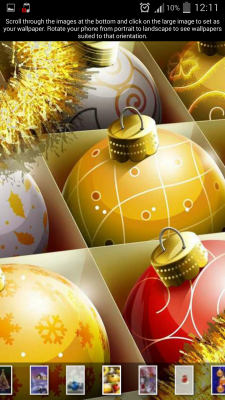 Capture d'écran de l'application Papier peint de Noël - #7