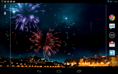 Capture d'écran de l'application KF Fireworks Free L. Wallpaper - #7