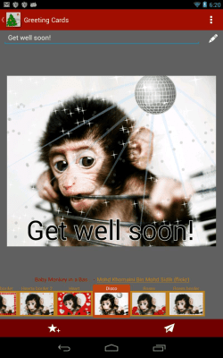 Capture d'écran de l'application Best Greeting Cards HD - #3