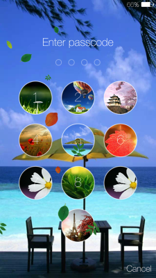 Capture d'écran de l'application Spring live wallpaper lock - #3