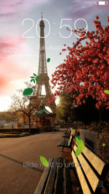 Capture d'écran de l'application Spring live wallpaper lock - #8