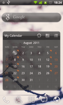 Capture d'écran de l'application GOWidget Theme - Transparency - #3