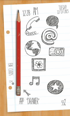 Capture d'écran de l'application Doodle Theme - #2
