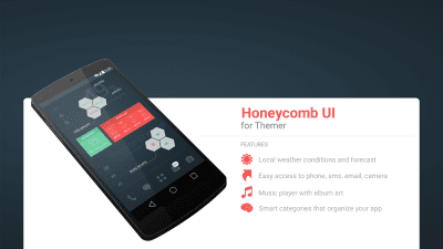 Capture d'écran de l'application Honeycomb UI Theme - #1