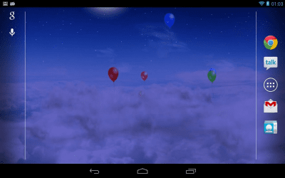 Capture d'écran de l'application Blue Skies Free Live Wallpaper - #5