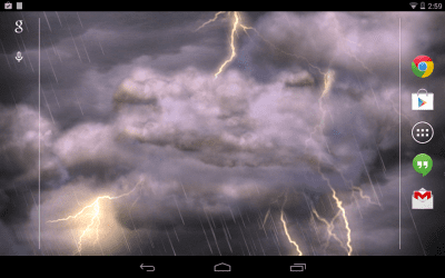Capture d'écran de l'application Thunderstorm Free Wallpaper - #6