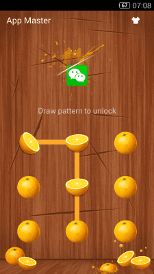 Capture d'écran de l'application AppLock Theme - Fruit - #2