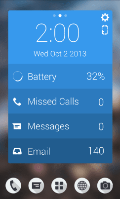 Capture d'écran de l'application Flat Card UI Theme - #3