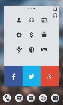 Capture d'écran de l'application Flat Card UI Theme - #4