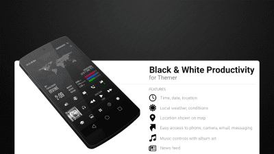 Capture d'écran de l'application Dark Pro UI Theme - #1