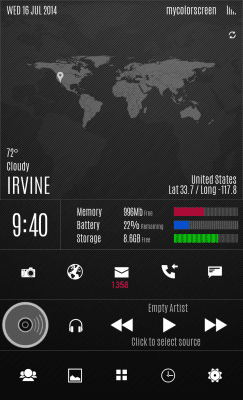 Capture d'écran de l'application Dark Pro UI Theme - #3