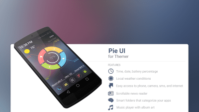 Capture d'écran de l'application PIE UI Theme - #1