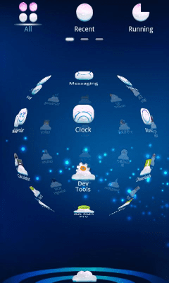 Capture d'écran de l'application Cloud 3D Theme GO Launcher EX - #3