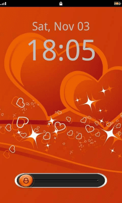 Capture d'écran de l'application Love Lockscreen Theme - #1