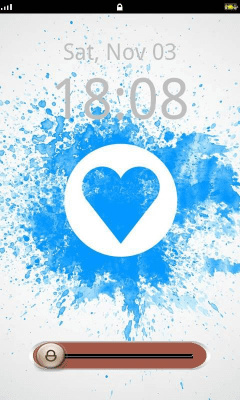 Capture d'écran de l'application Love Lockscreen Theme - #3