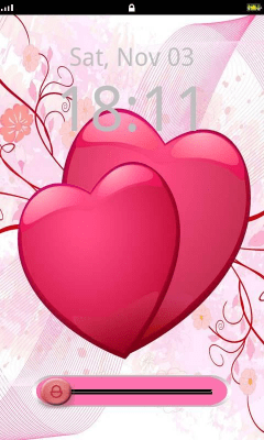 Capture d'écran de l'application Love Lockscreen Theme - #5